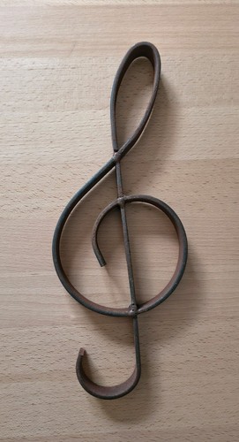 Notenschlüssel schmiedeeisen - notenschlüssel,