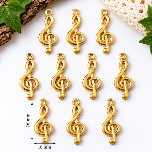 Notenschlüssel charms - -, /