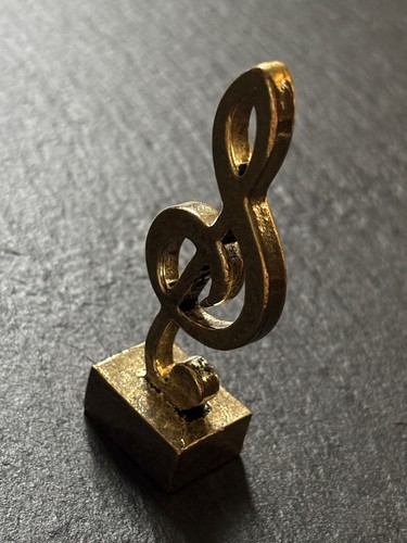 Violinschlüssel aus messing - violinschlüssel,