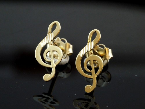 Gold 333 ohrstecker - gold,