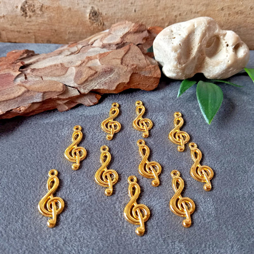 Notenschlüssel charms - notenschlüssel,