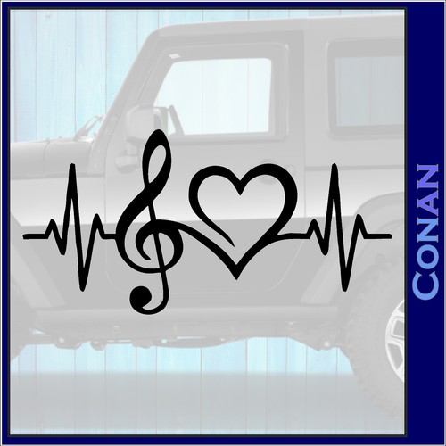 Musik sticker herzschlag - musik,